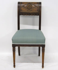 Set of Eight Neoclassical Chairs in the Style of Henri Jacob (French, 1753-1824)