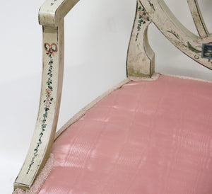 Georgian Style Triple Chair Back Settee