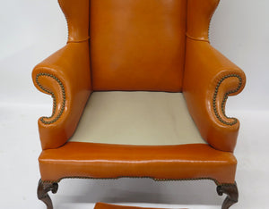 Late Queen Anne/Early George I-Style Wingback Chair