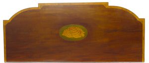 A Very Fine Mahogany, Satinwood and Harewood Stepped Bow Front Sideboard