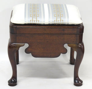 A Handsome George II Mahogany Close Stool