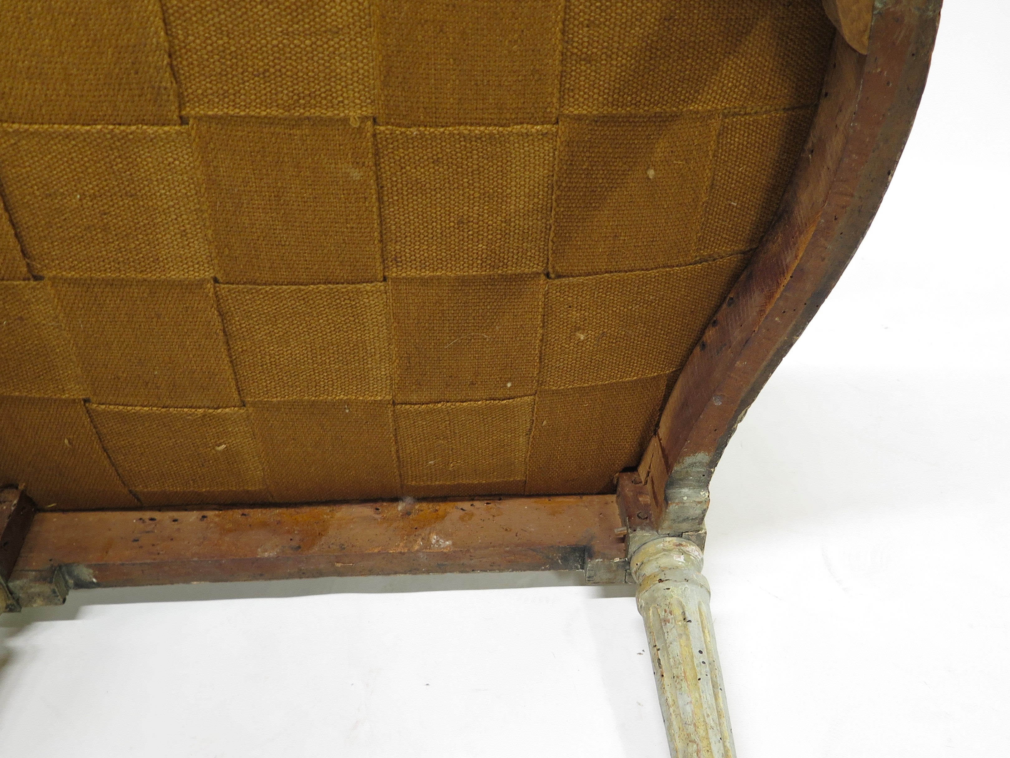 A Pair of 18th Century Paint and Parcel Gilt Italian Arm Chairs