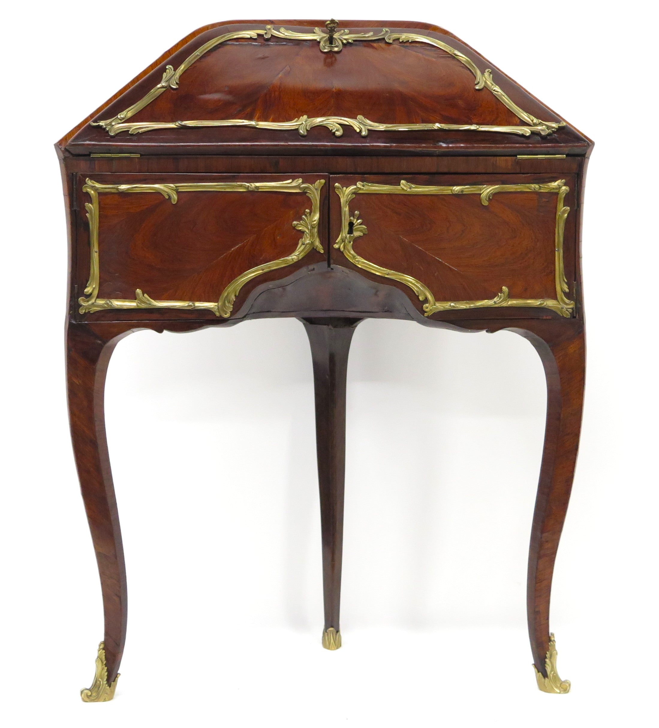 A Louis XV Lady's Fruitwood Veneered Escritoire