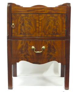A George III Mahogany Bedside Cabinet