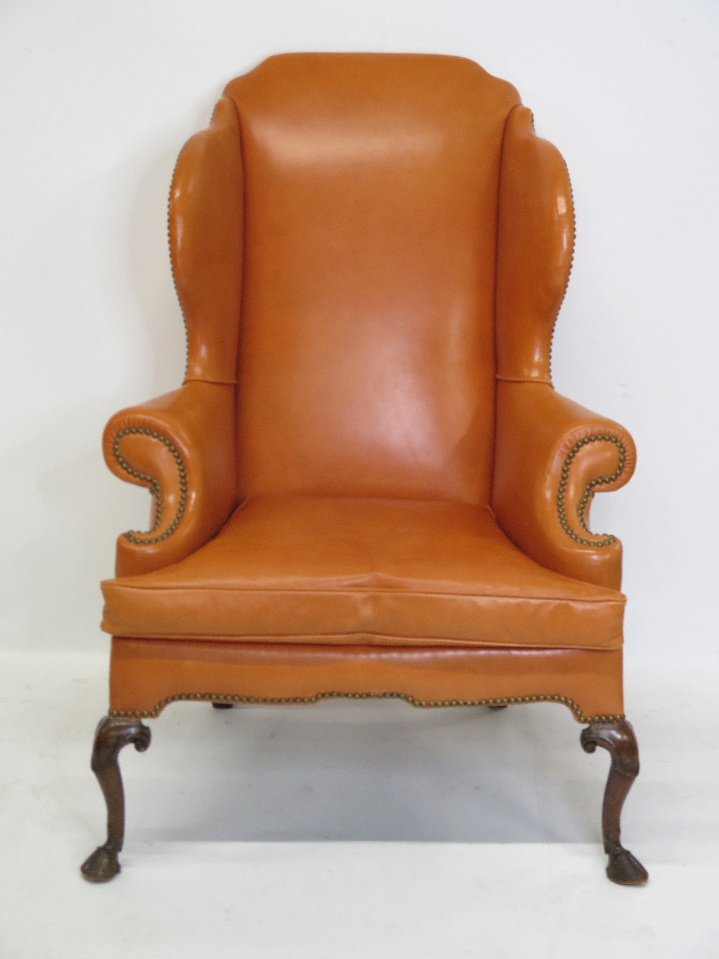 Late Queen Anne/Early George I-Style Wingback Chair