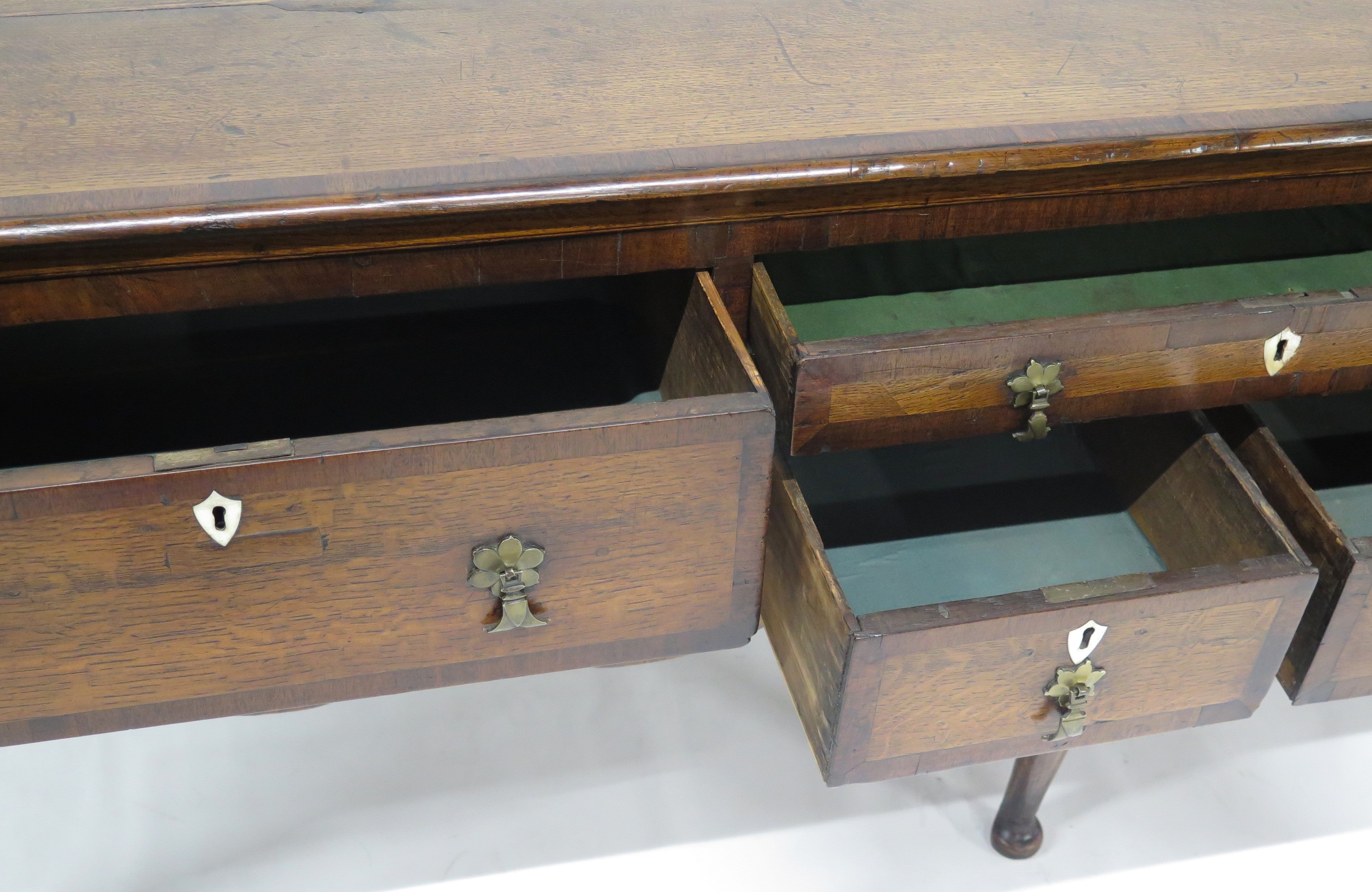 An Early George III Oak Dresser Base