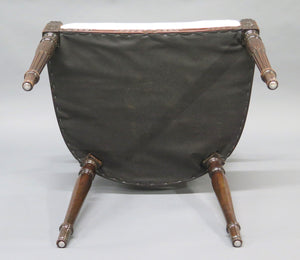 Set of Eight (8) George III Mahogany Dining Chairs