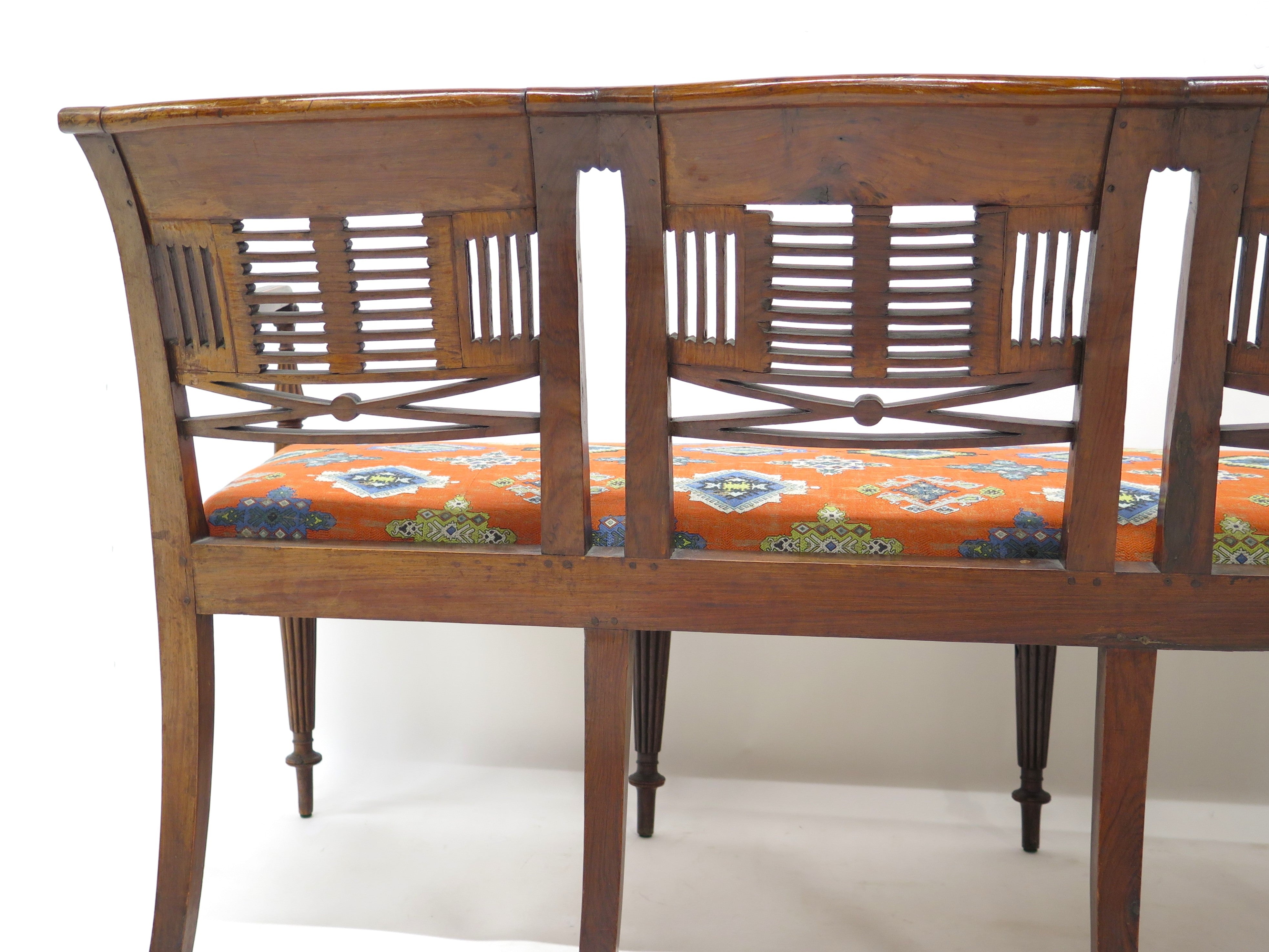 A Dutch East Indies Regency Settee