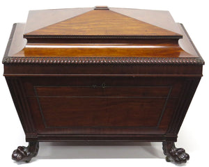 English Regency Mahogany Wine Cooler