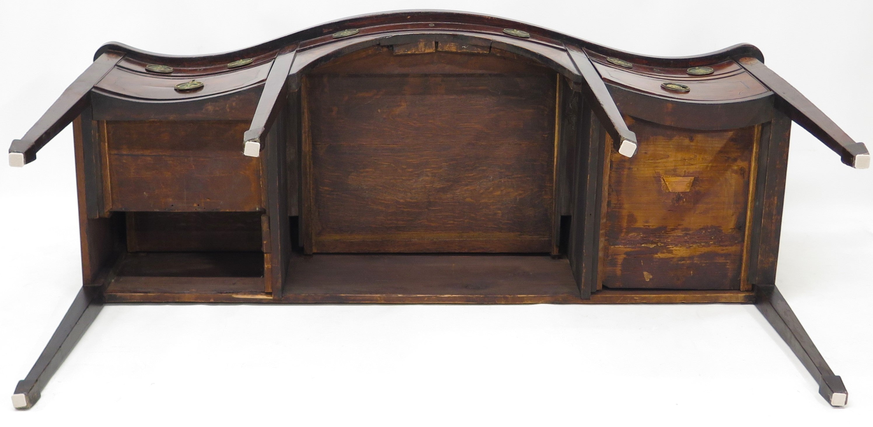 A George III Serpentine Front Mahogany Sideboard