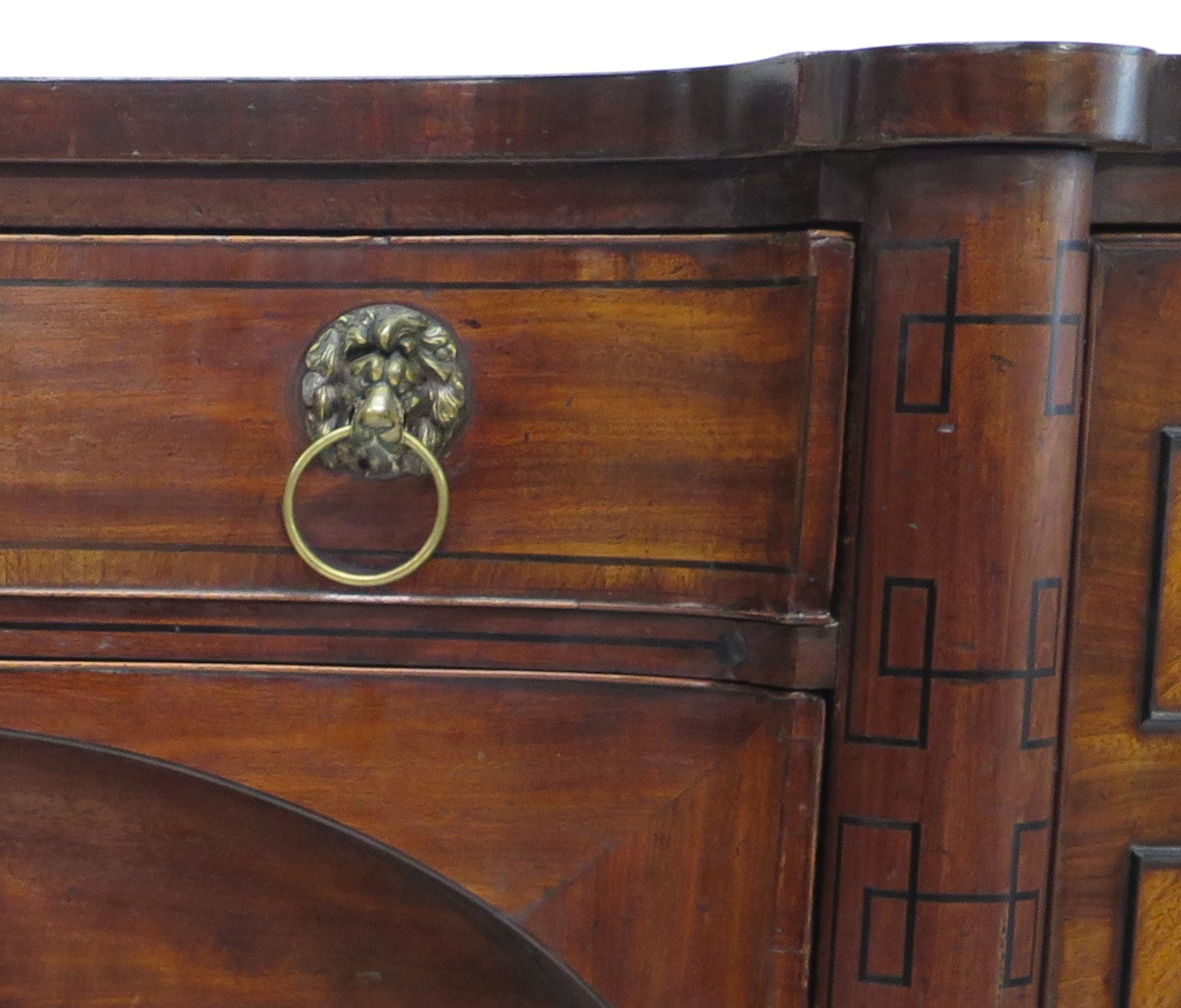 An English Regency Mahogany Sideboard