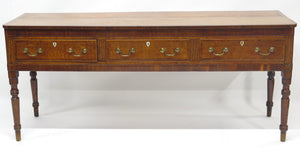 George III Oak Dresser Base