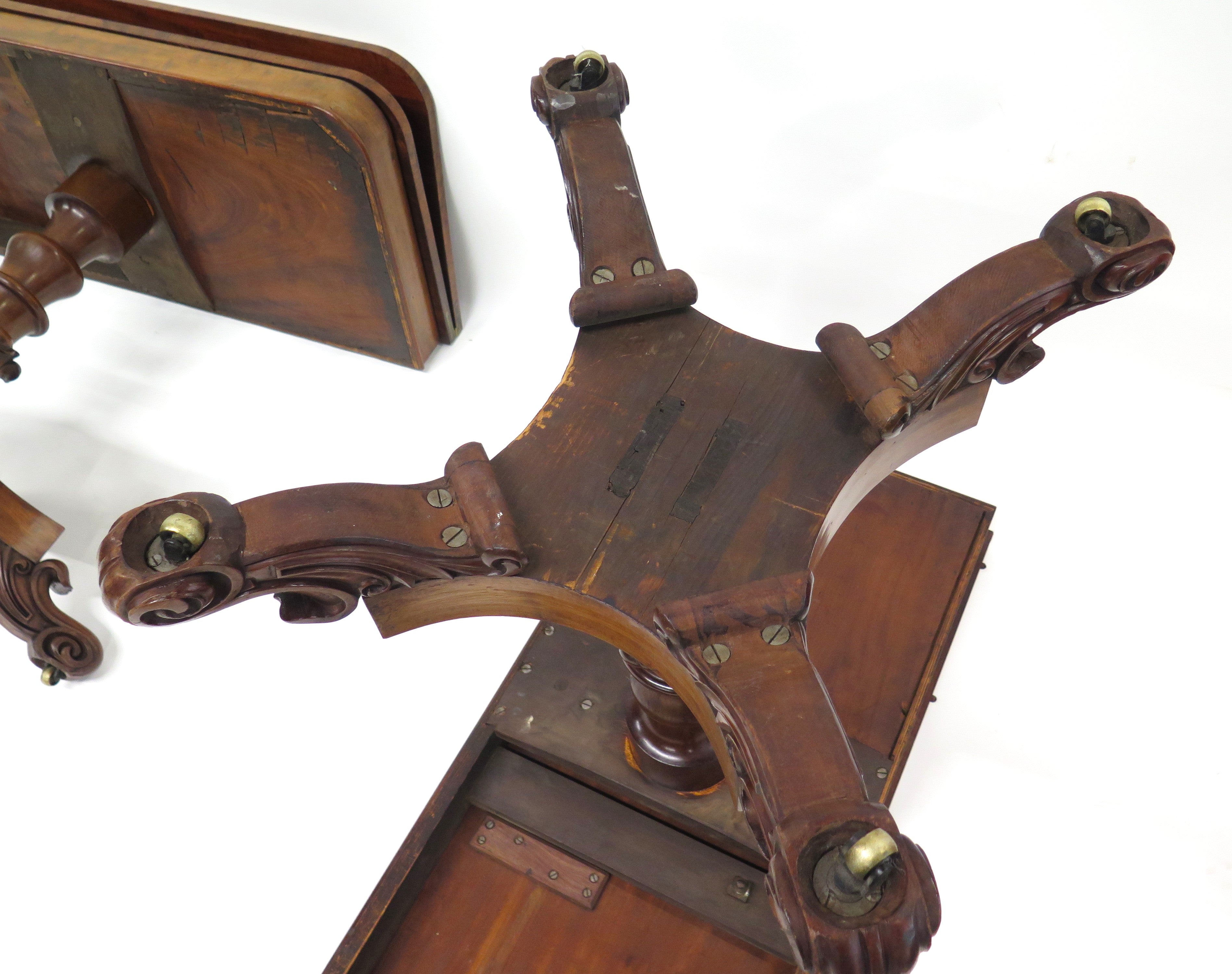 A Matched Pair of William IV Rosewood Games Tables