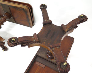 A Matched Pair of William IV Rosewood Games Tables