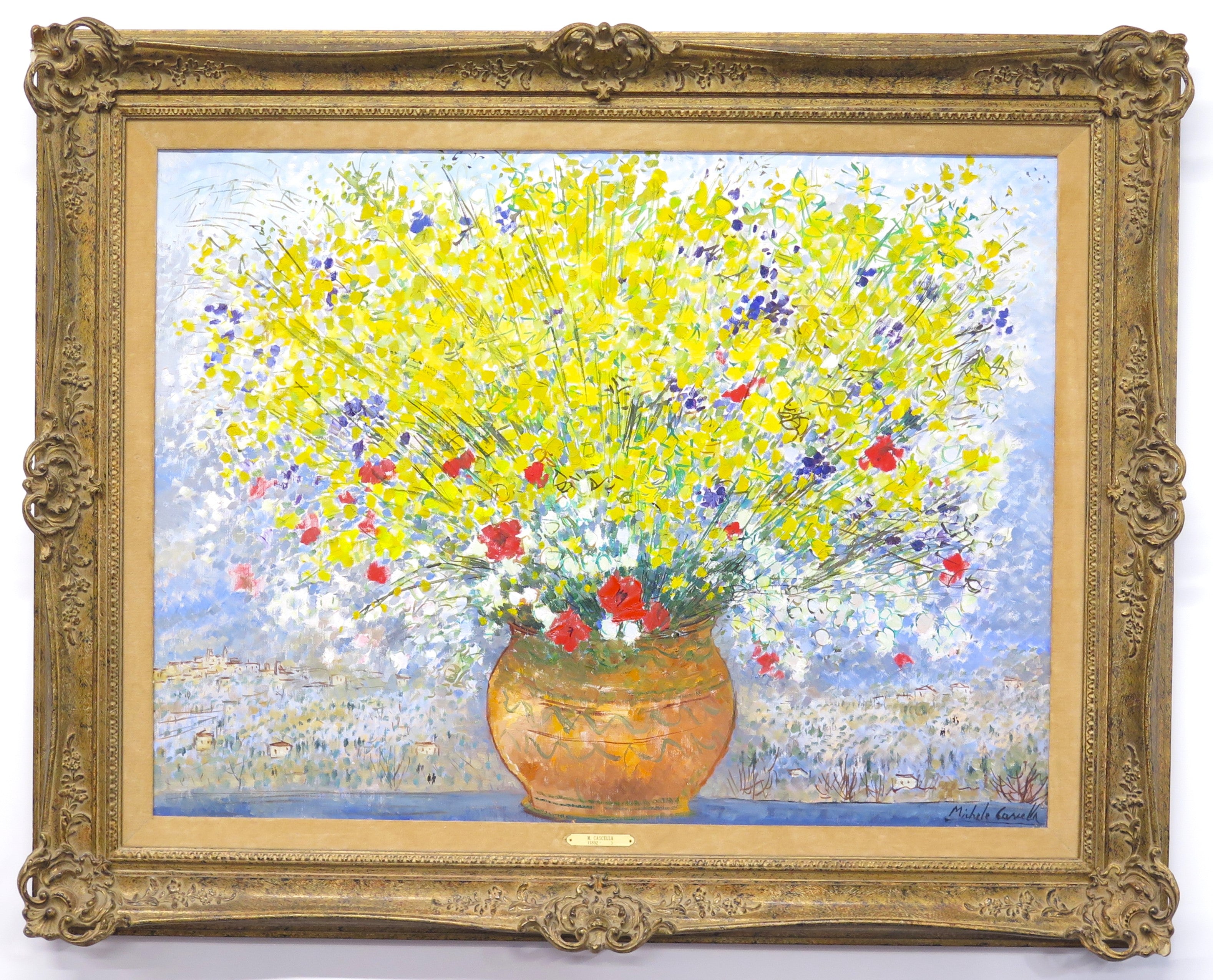 "Flowers in Tuscany" by Michele Cascella (Italian, 1892-1989)