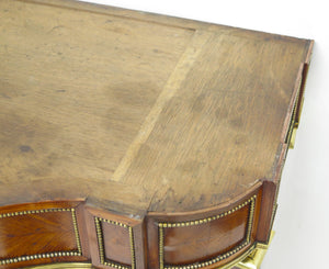 A 19th Century French Brass Mounted Console Table