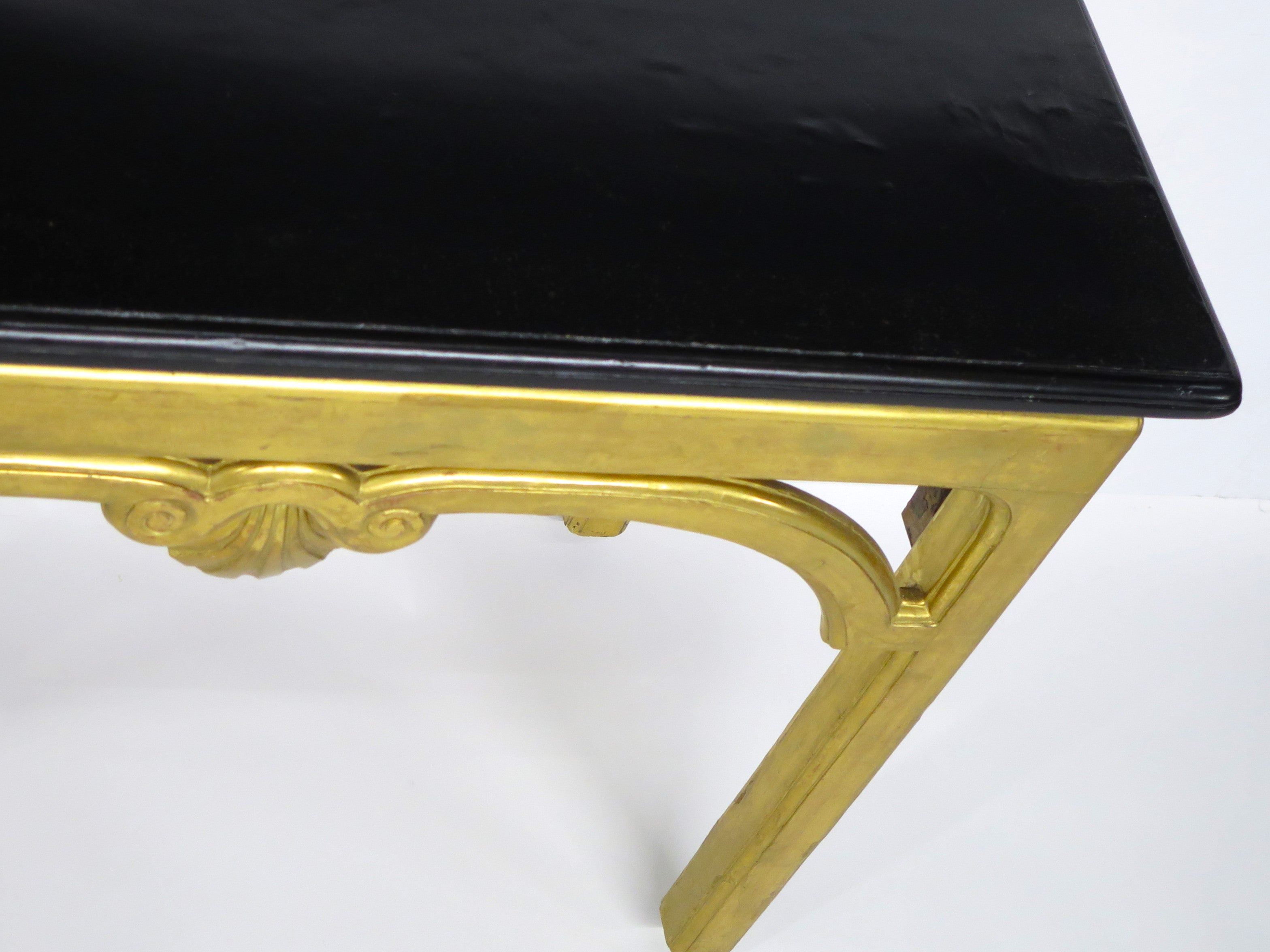 A George II Gilt Wood Carved Console Table