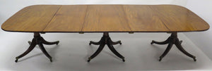 A Fine George III Three Pedestal Dining Table