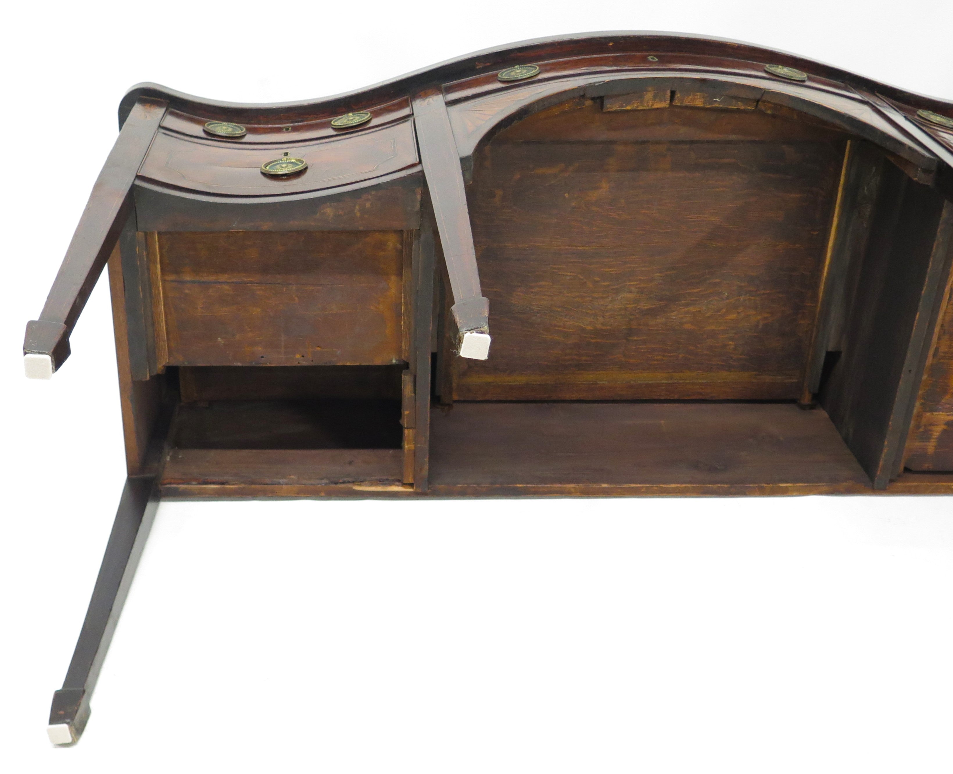 A George III Serpentine Front Mahogany Sideboard