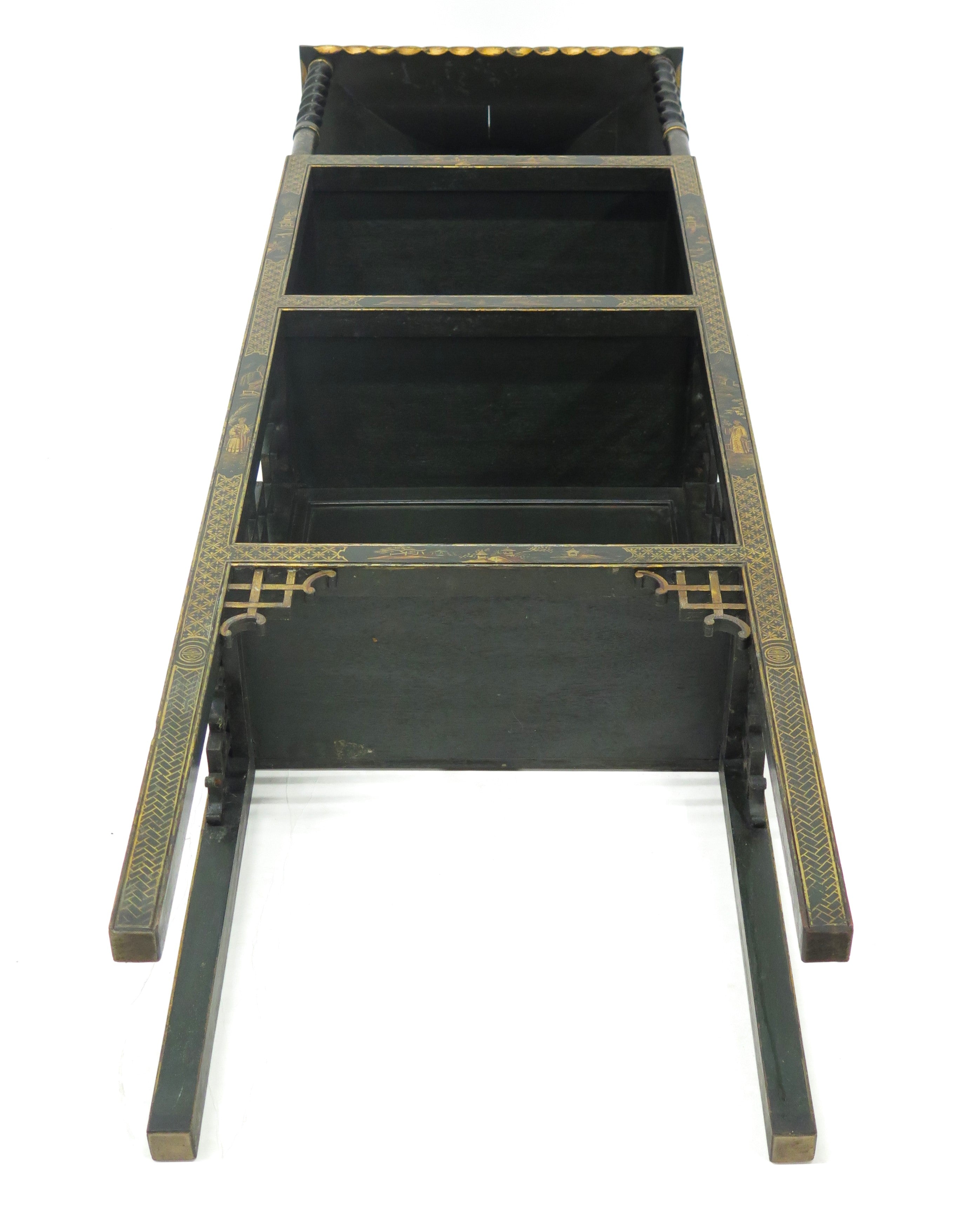 Chinese Chippendale-Style Pagoda Etagere