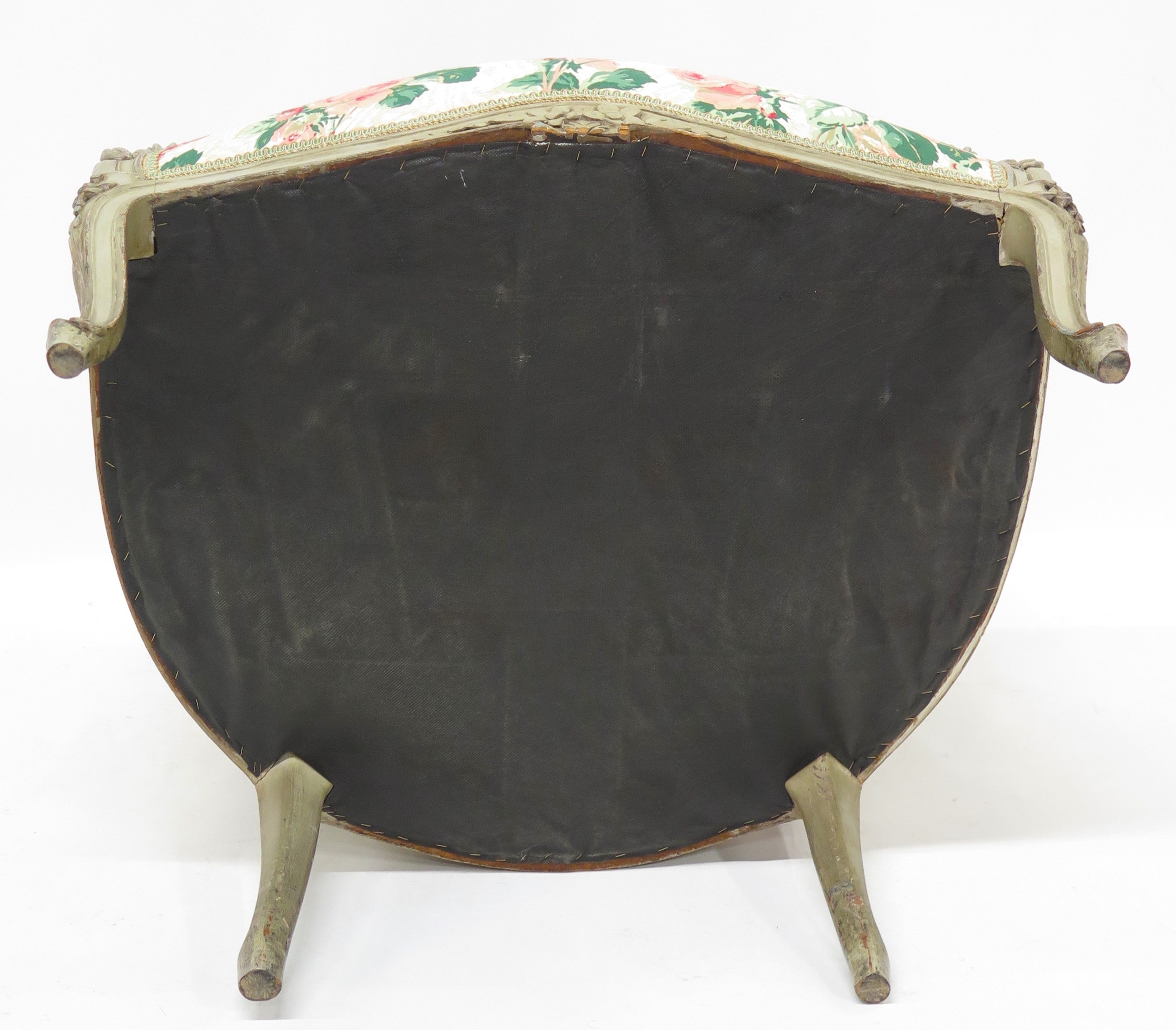 A Beautiful Louis XV Style Painted Bergere