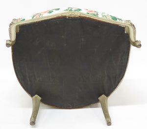 A Beautiful Louis XV Style Painted Bergere