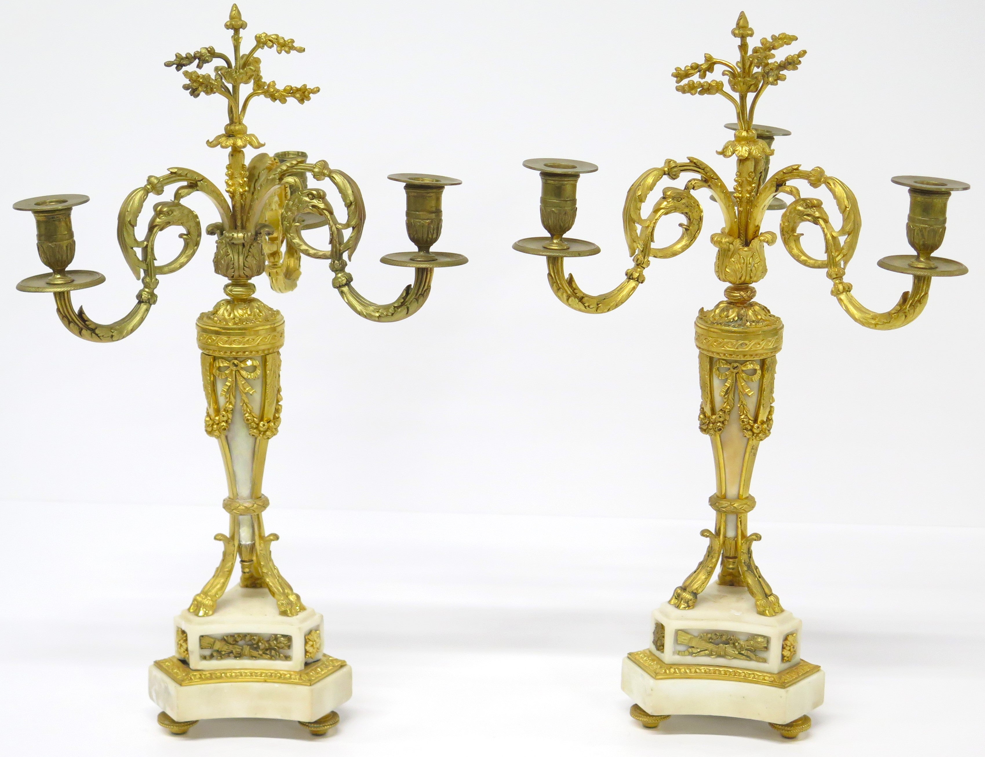 A Pair of Louis the XVI Candelabra