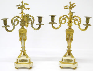 A Pair of Louis the XVI Candelabra