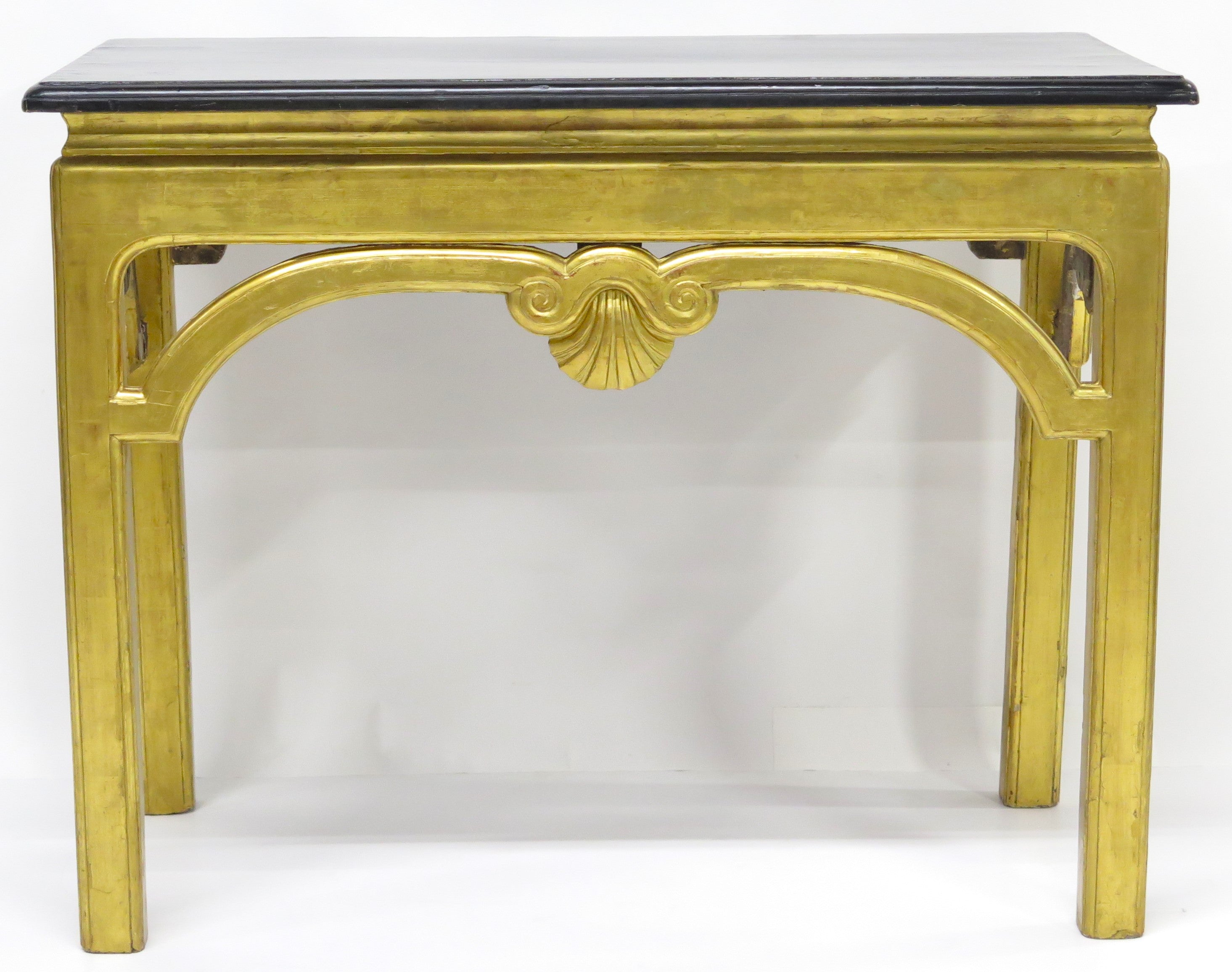 A George II Gilt Wood Carved Console Table