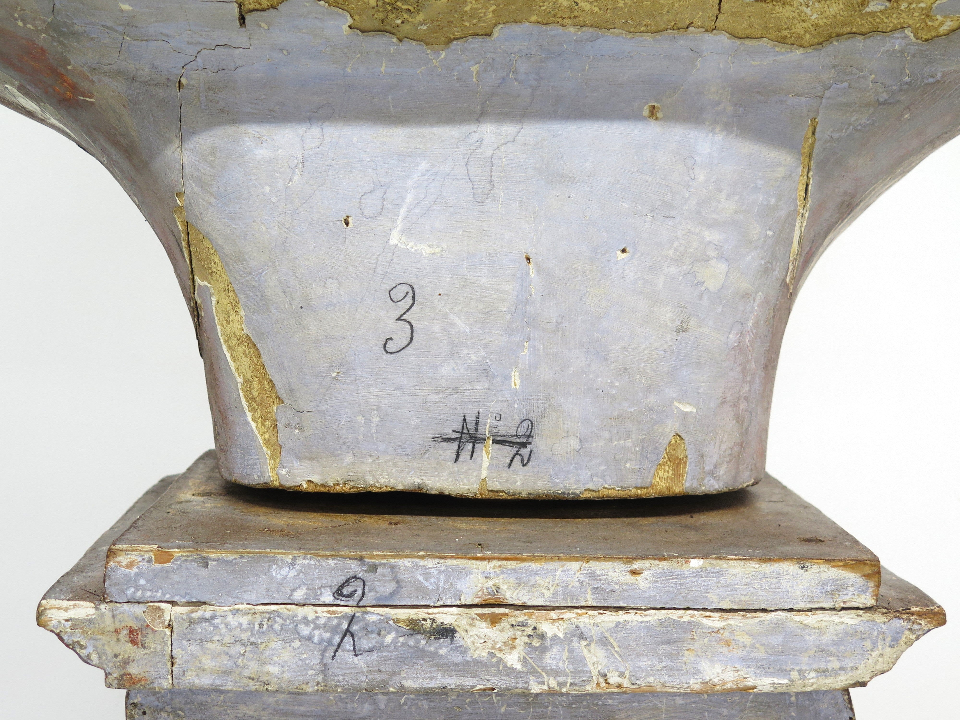 1# 18th Century Italian Silver Gilt Reliquary Bust