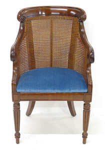 English Regency Mahogany Library Chair