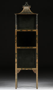 Chinese Chippendale-Style Pagoda Etagere
