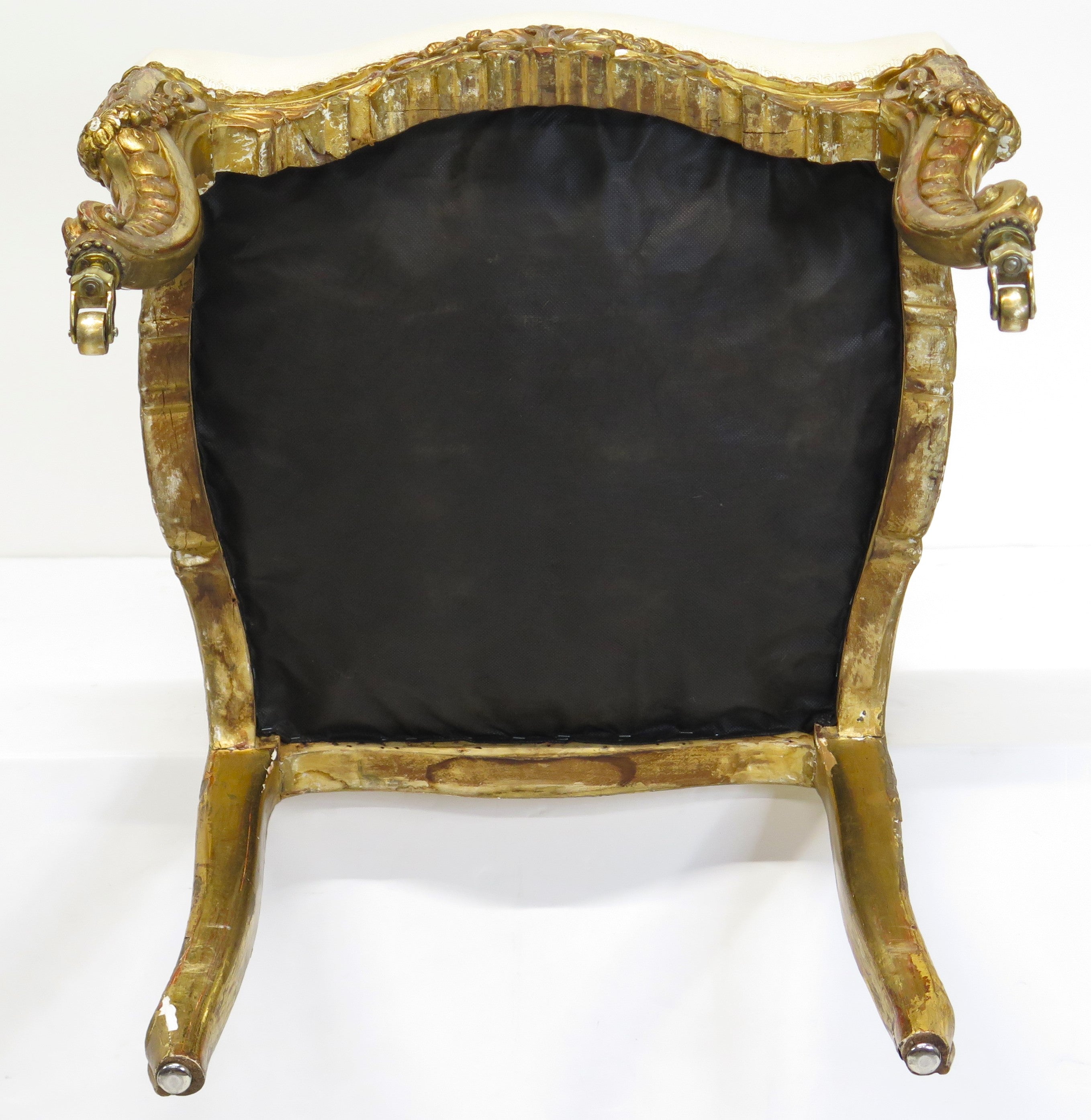 A Set of Six 19th Century Italian Giltwood Chairs