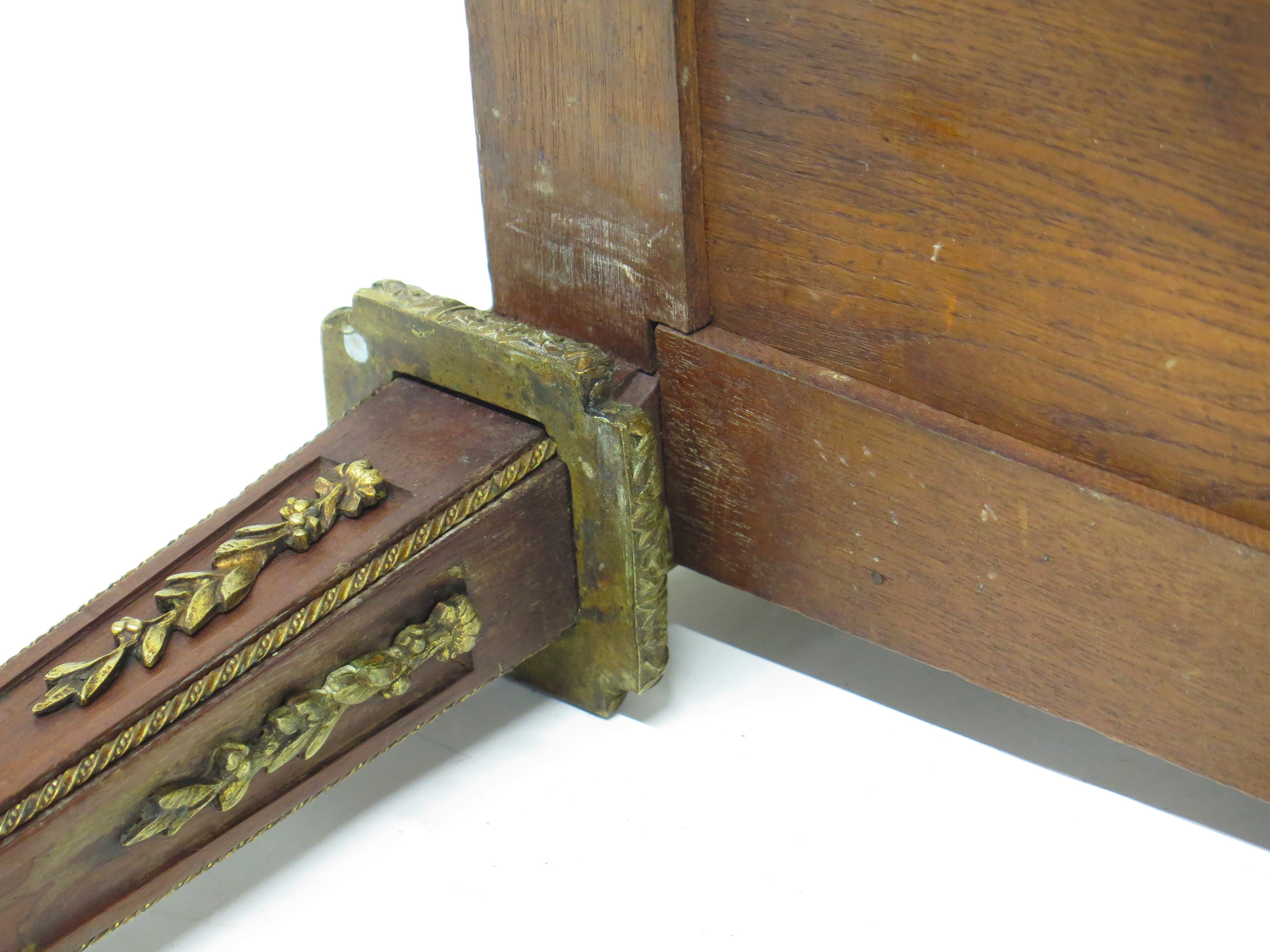 Late 19th Century Louis XVI Style Plum Pudding Mahogany Writing Desk