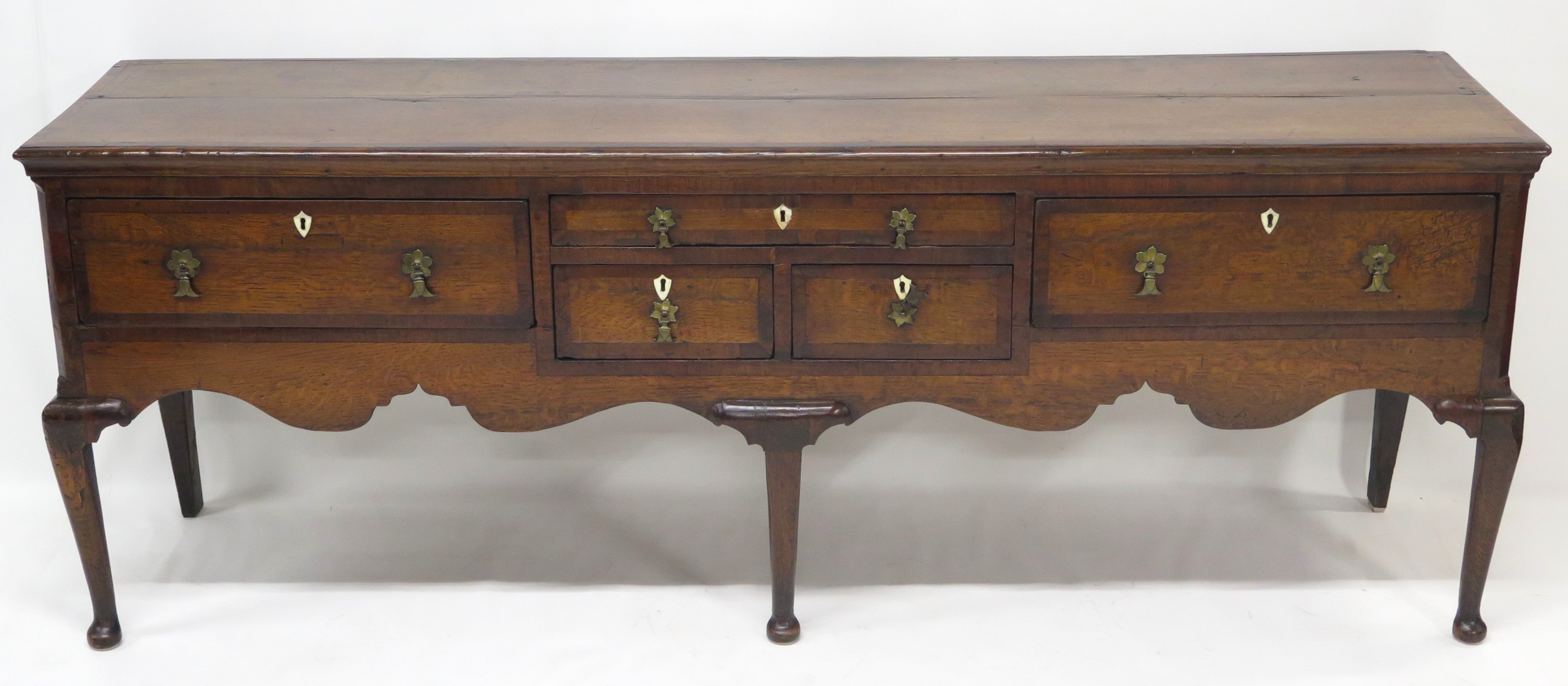 An Early George III Oak Dresser Base