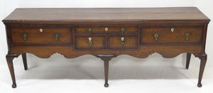 An Early George III Oak Dresser Base
