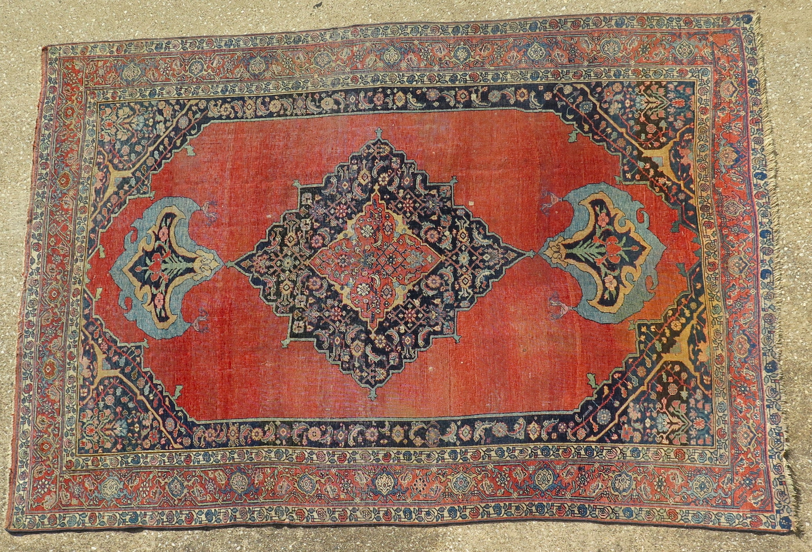 A Late 19th Century Bidja Oriental Carpet / Rug