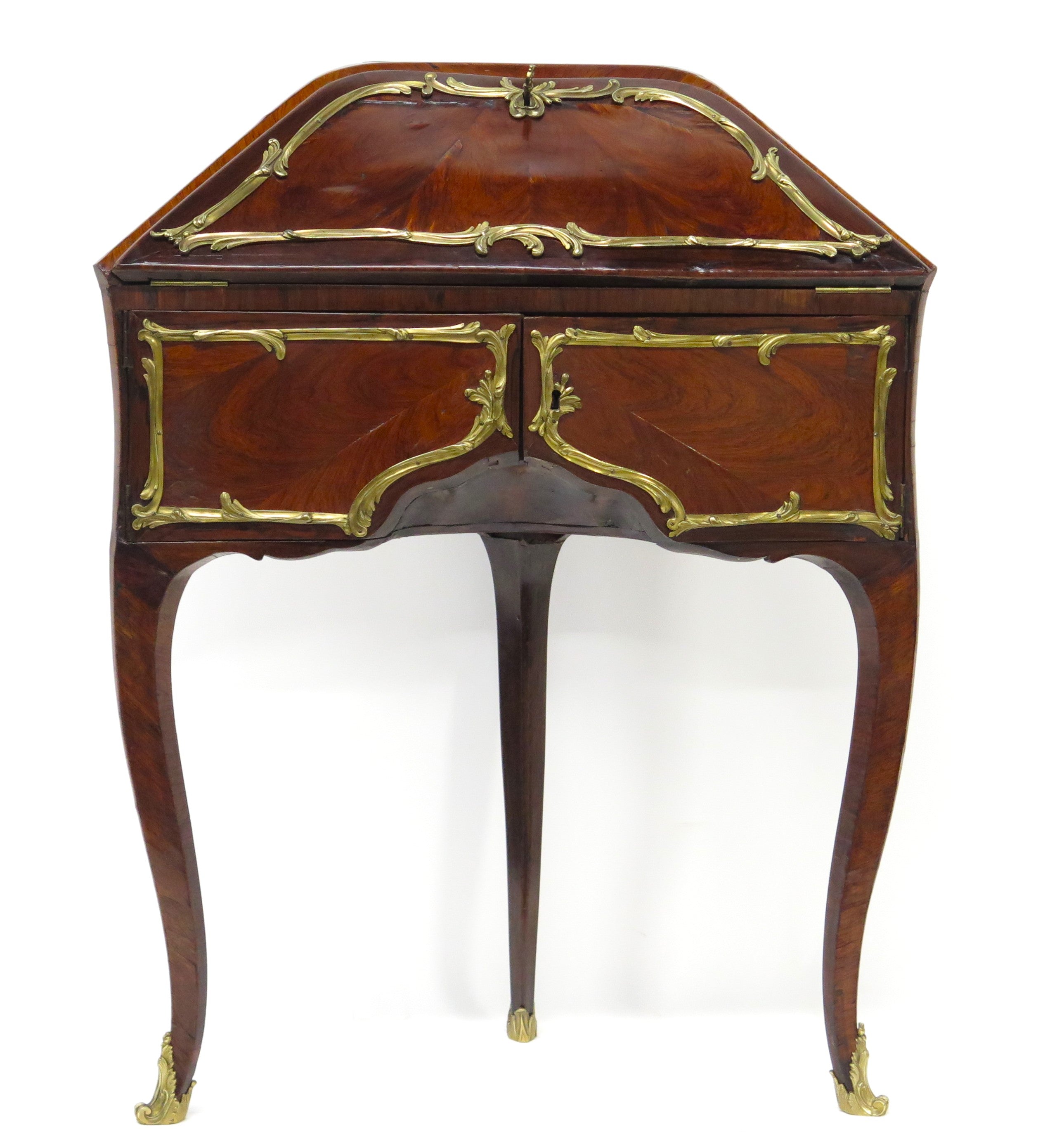 A Louis XV Lady's Fruitwood Veneered Escritoire