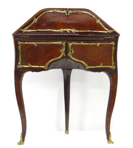 A Louis XV Lady's Fruitwood Veneered Escritoire