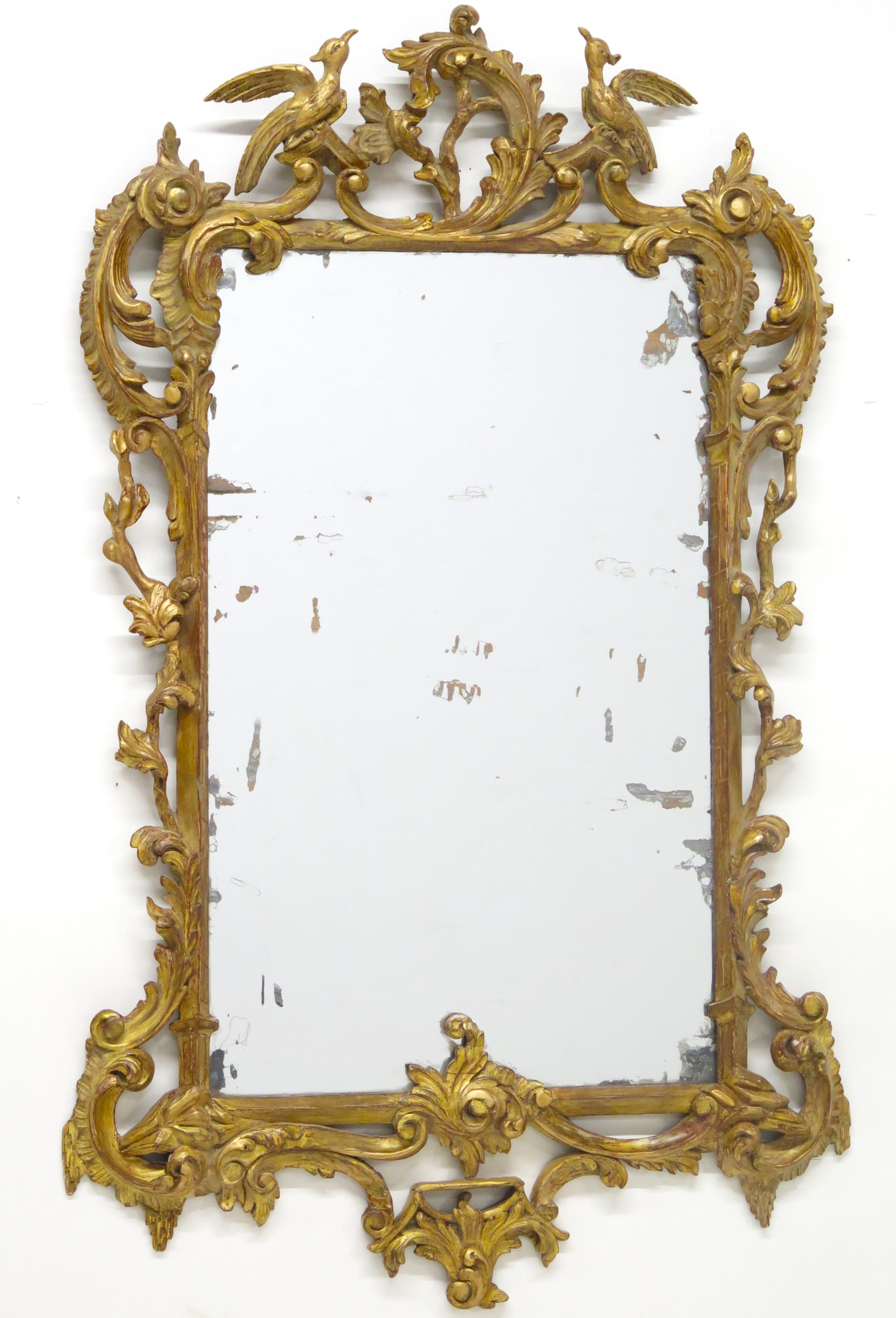 19th Century George II Style Giltwood Mirror