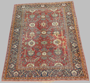 Antique Persian Heriz Carpet