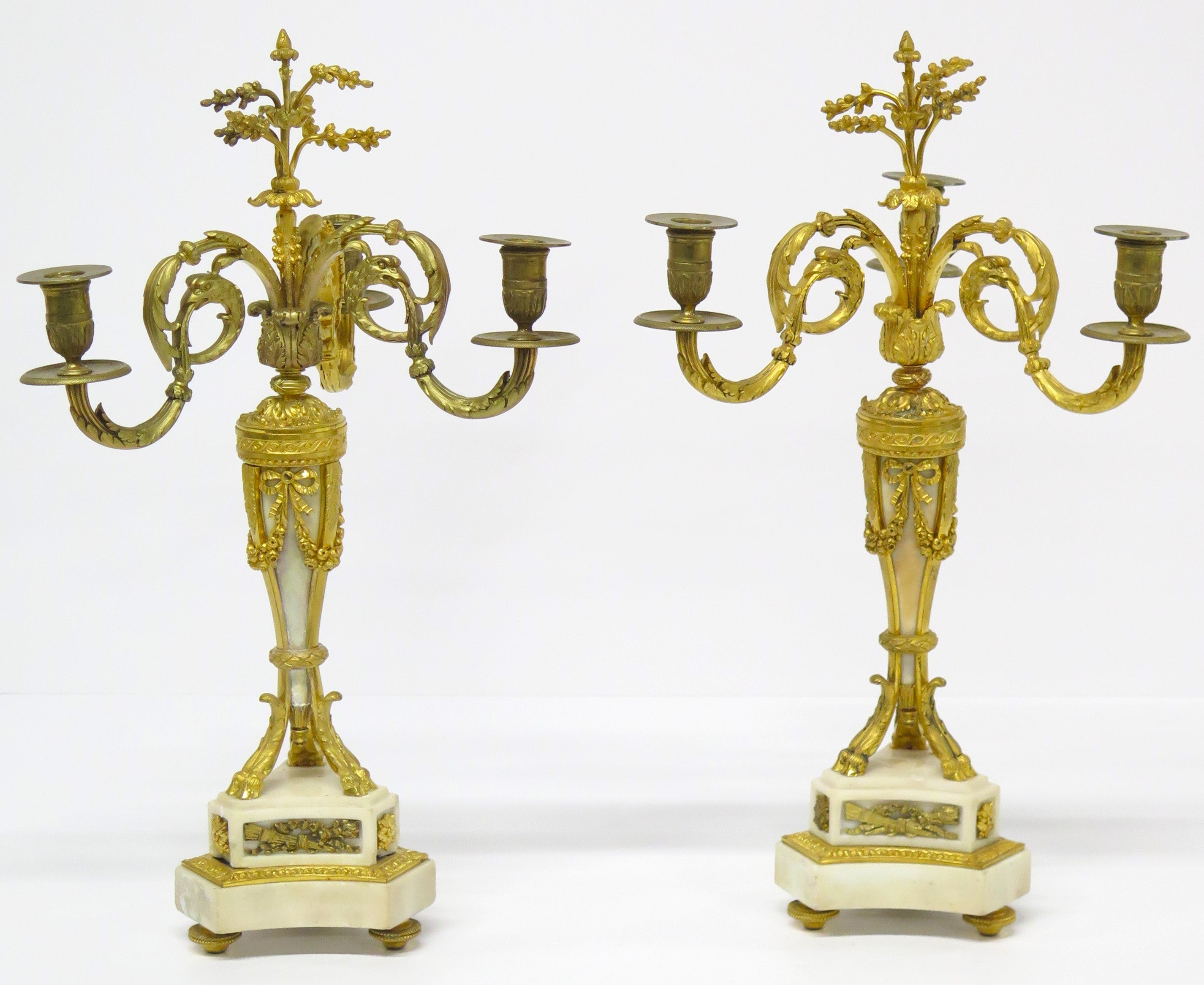 A Pair of Louis the XVI Candelabra