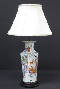 19th Century Chinese (Qing) Famille Rose Porcelain Vase