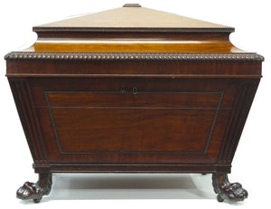 English Regency Mahogany Wine Cooler