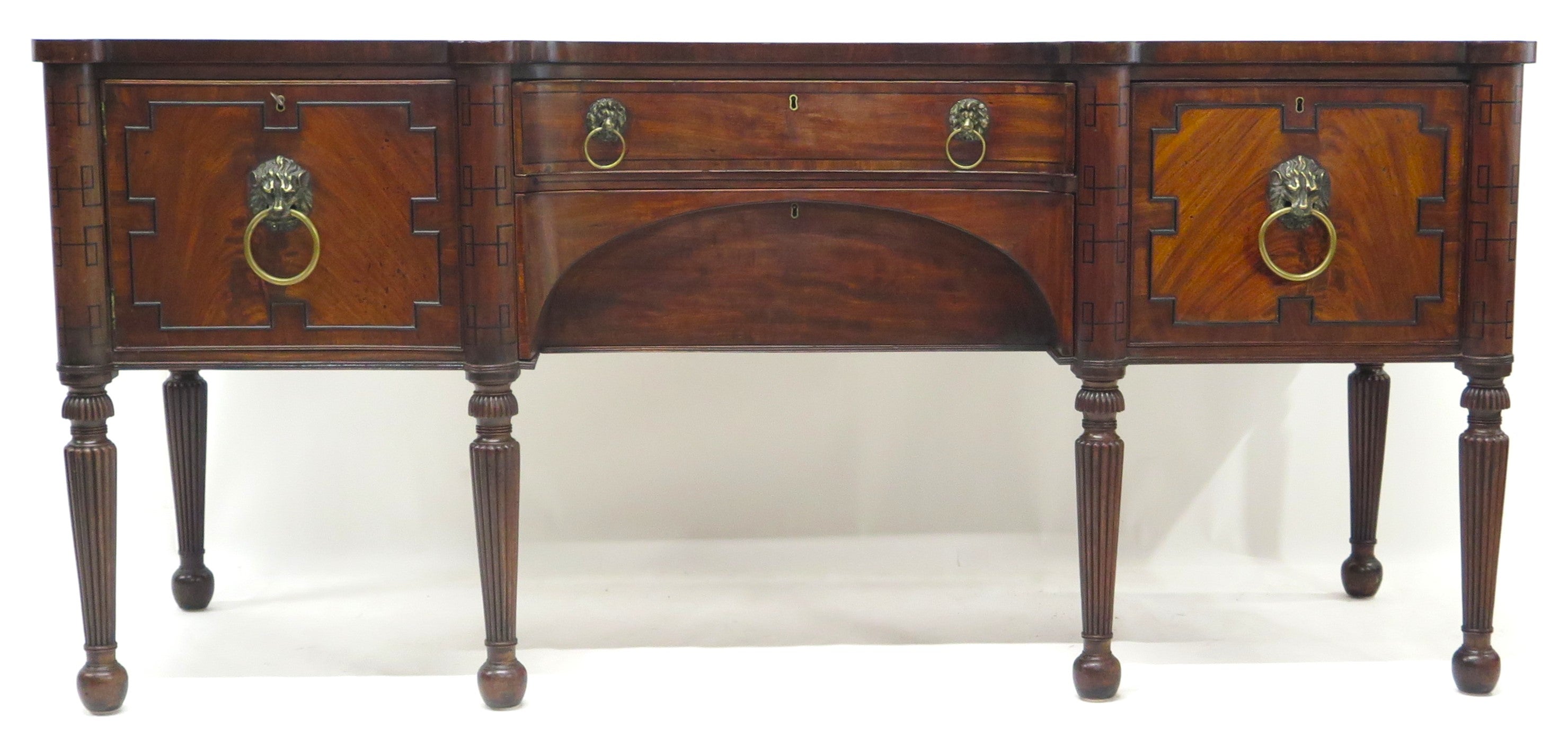 An English Regency Mahogany Sideboard