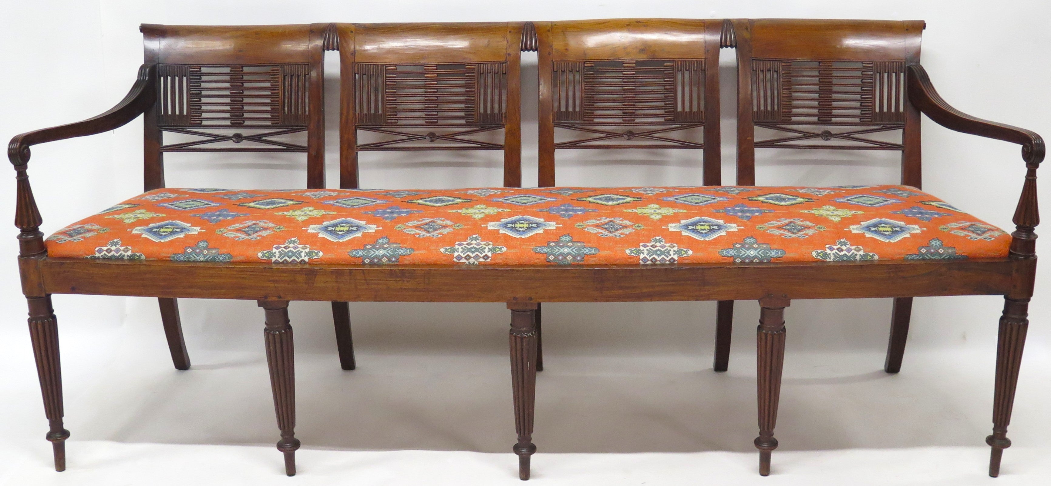 A Dutch East Indies Regency Settee