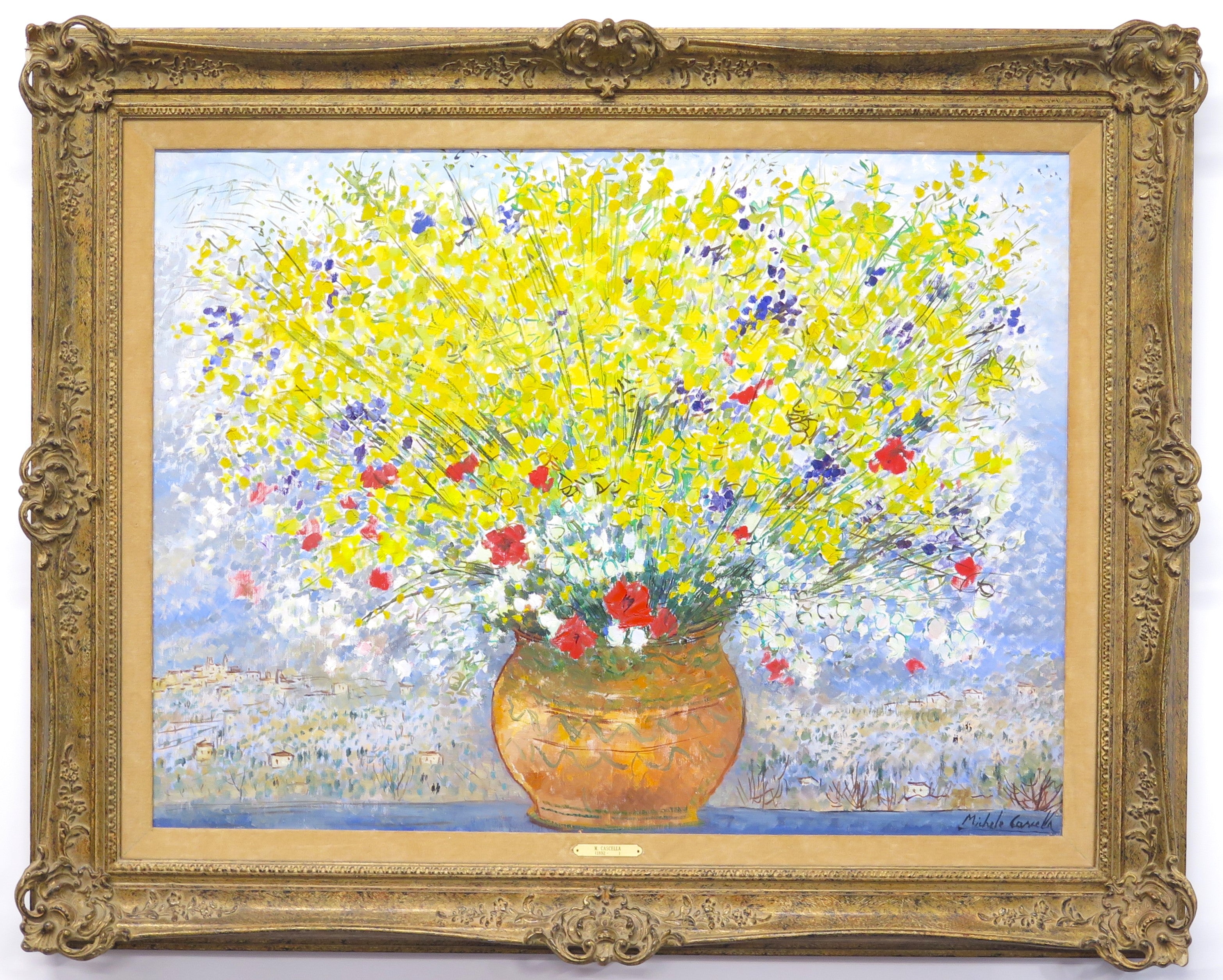 "Flowers in Tuscany" by Michele Cascella (Italian, 1892-1989)