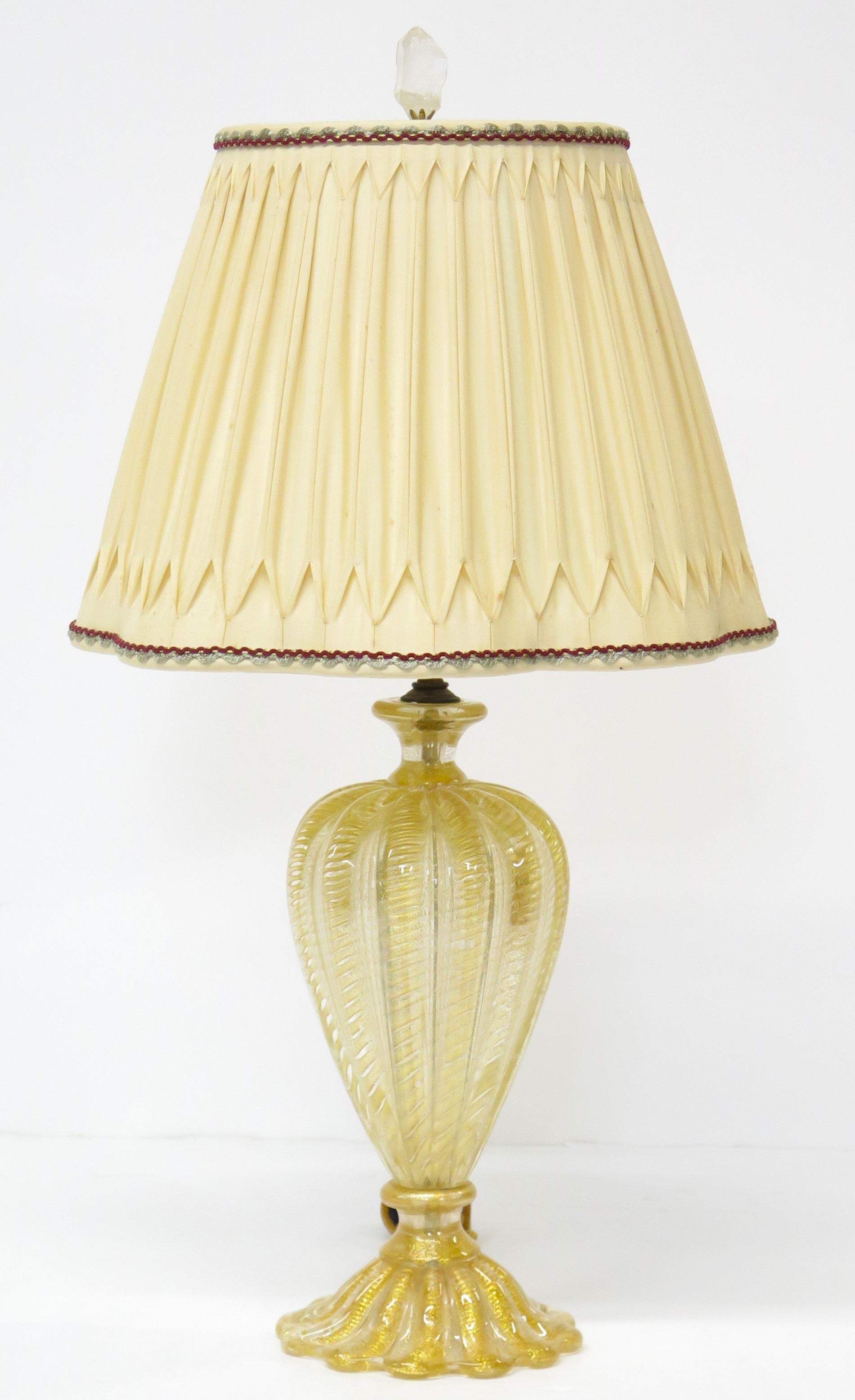 Beautiful Mid Century Murano Glass Lamp by Barovier & Toso