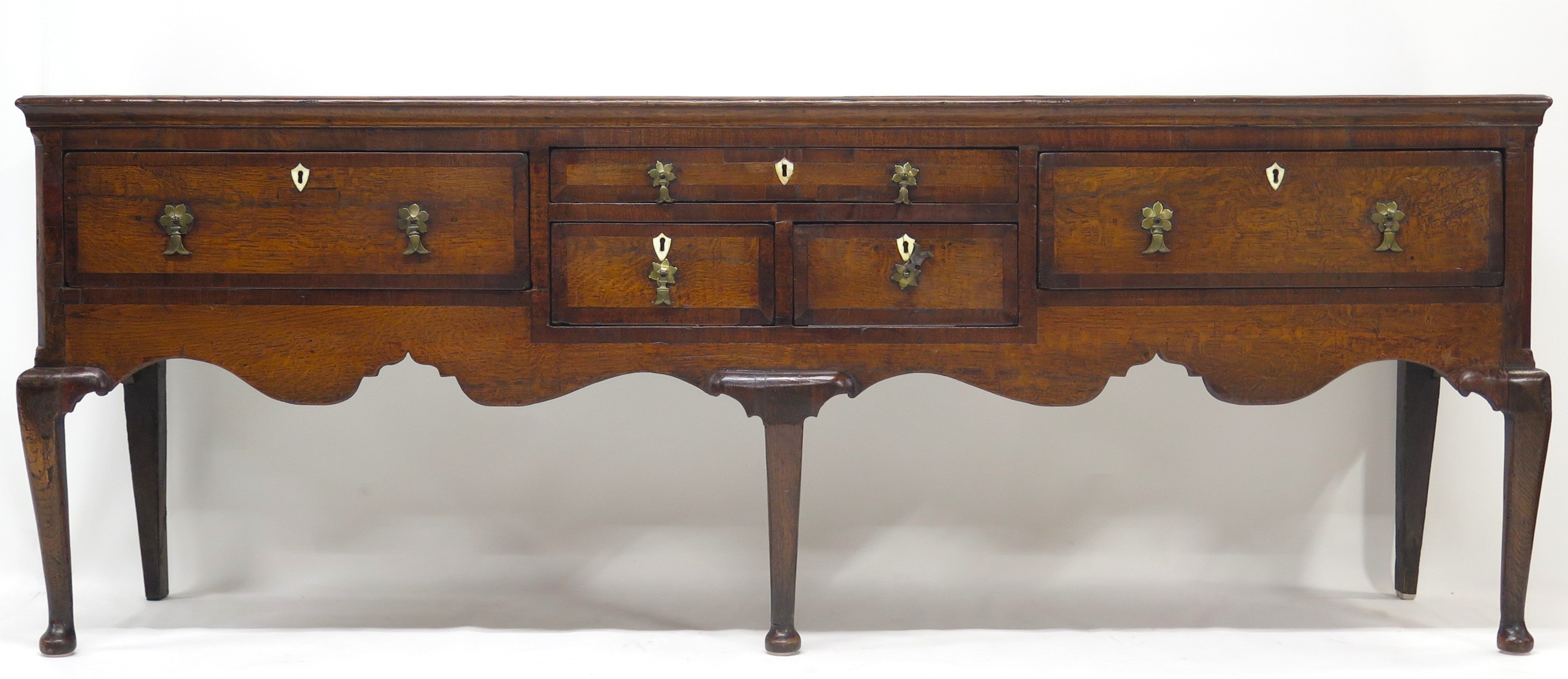 An Early George III Oak Dresser Base