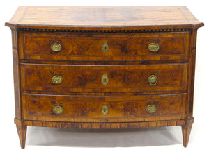 An 18th  Century Italian Three Drawer Chest